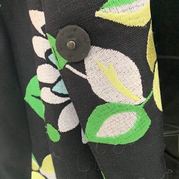 Nygard Collection Floral  Embroidered Jacket - Picture 9 of 10